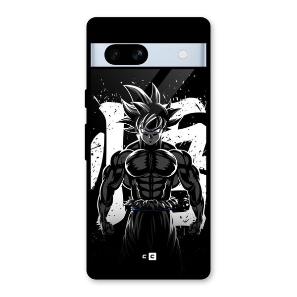 Goku Unleashed Power Glass Back Case for Google Pixel 7a