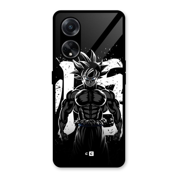 Goku Unleashed Power Glass Back Case for Oppo F23