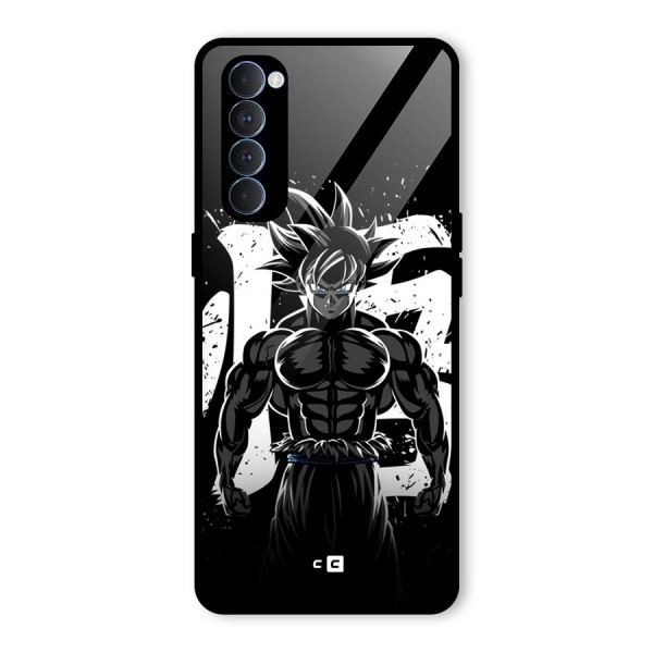 Goku Unleashed Power Glass Back Case for Oppo Reno4 Pro