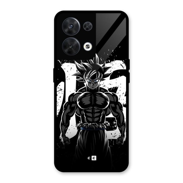 Goku Unleashed Power Glass Back Case for Oppo Reno8 5G