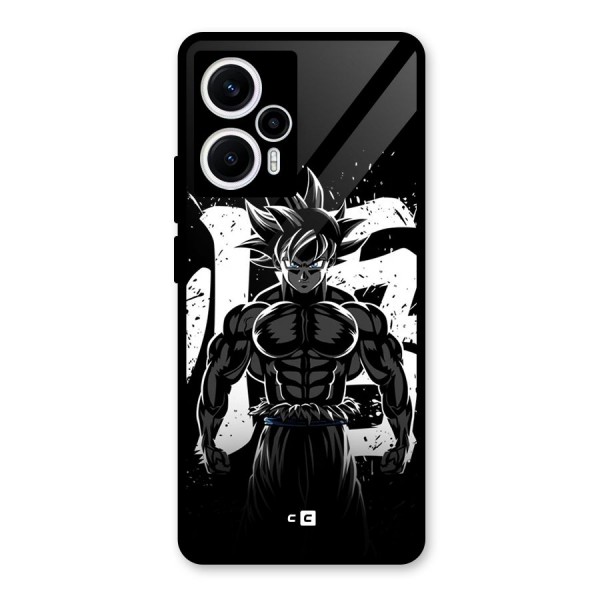 Goku Unleashed Power Glass Back Case for Poco F5