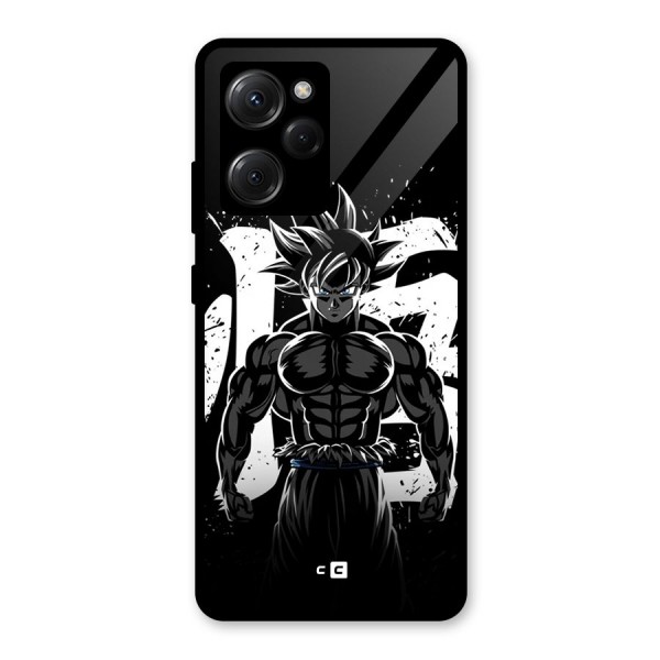 Goku Unleashed Power Glass Back Case for Poco X5 Pro