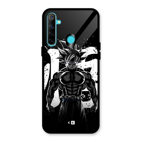 Goku Unleashed Power Glass Back Case for Realme 5s