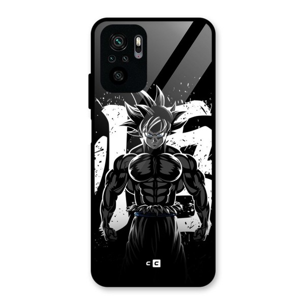 Goku Unleashed Power Glass Back Case for Redmi Note 10