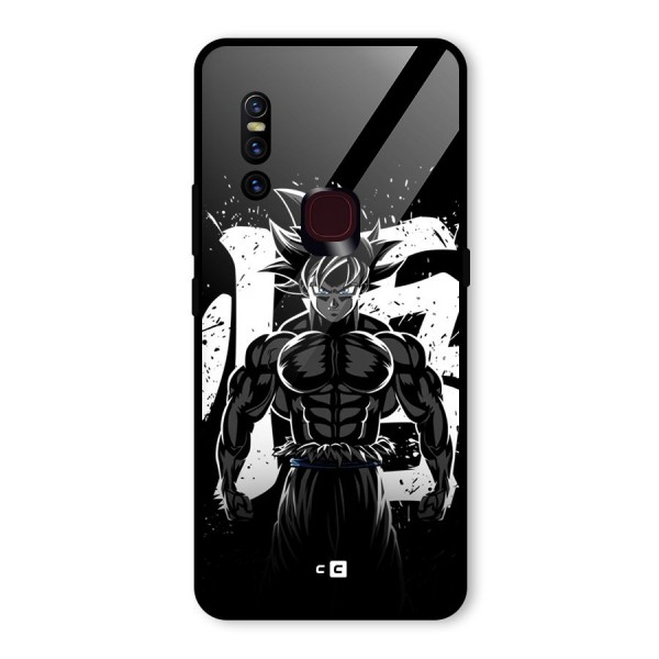 Goku Unleashed Power Glass Back Case for Vivo V15