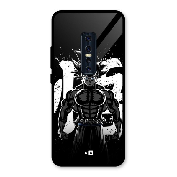 Goku Unleashed Power Glass Back Case for Vivo V17 Pro