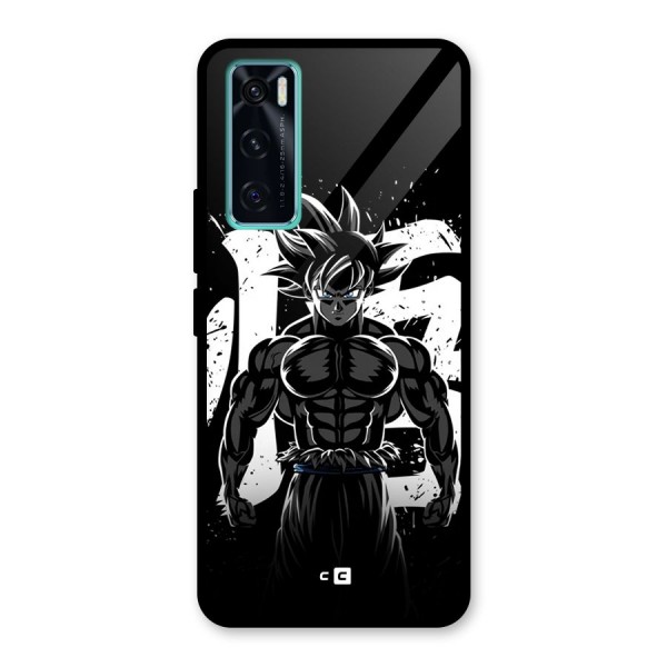 Goku Unleashed Power Glass Back Case for Vivo V20 SE