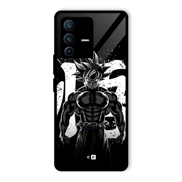 Goku Unleashed Power Glass Back Case for Vivo V23 Pro