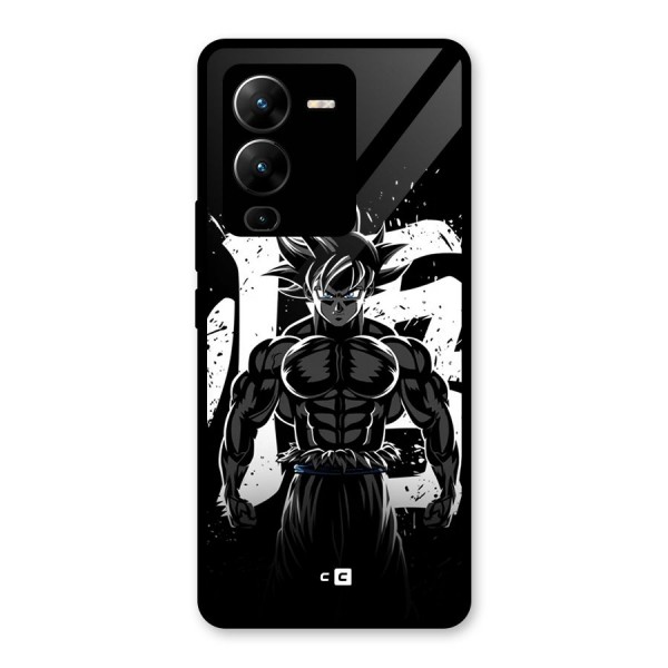 Goku Unleashed Power Glass Back Case for Vivo V25 Pro