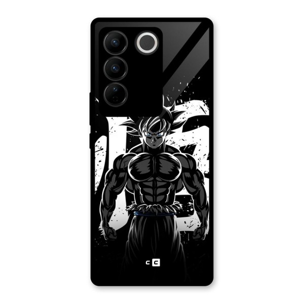 Goku Unleashed Power Glass Back Case for Vivo V27