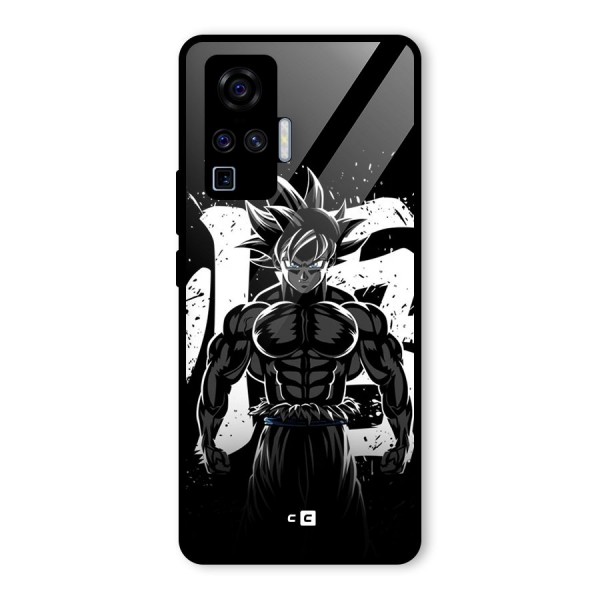 Goku Unleashed Power Glass Back Case for Vivo X50 Pro