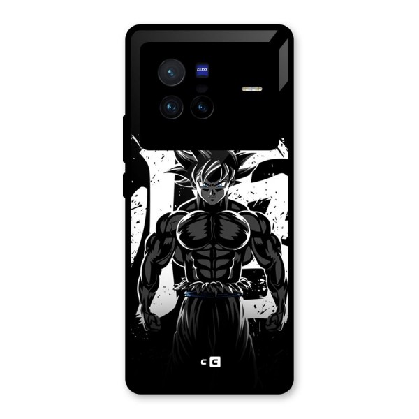 Goku Unleashed Power Glass Back Case for Vivo X80