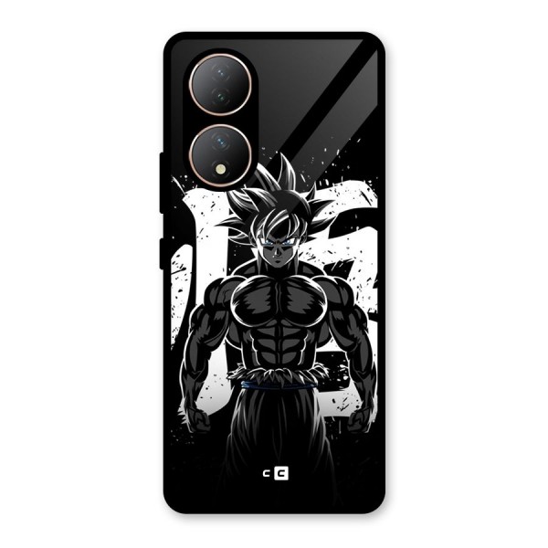 Goku Unleashed Power Glass Back Case for Vivo Y100A