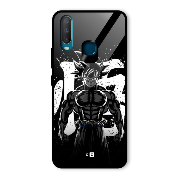 Goku Unleashed Power Glass Back Case for Vivo Y12