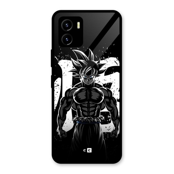 Goku Unleashed Power Glass Back Case for Vivo Y15s