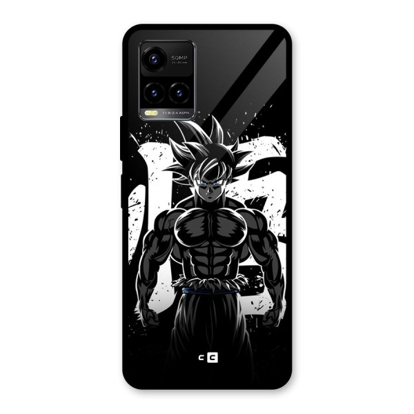 Goku Unleashed Power Glass Back Case for Vivo Y21T
