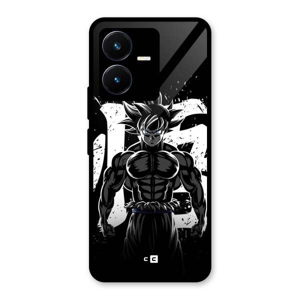 Goku Unleashed Power Glass Back Case for Vivo Y22