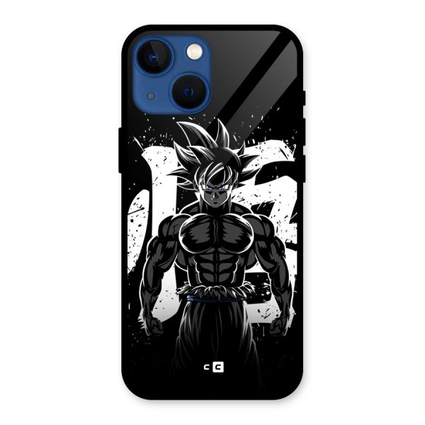 Goku Unleashed Power Glass Back Case for iPhone 13 Mini