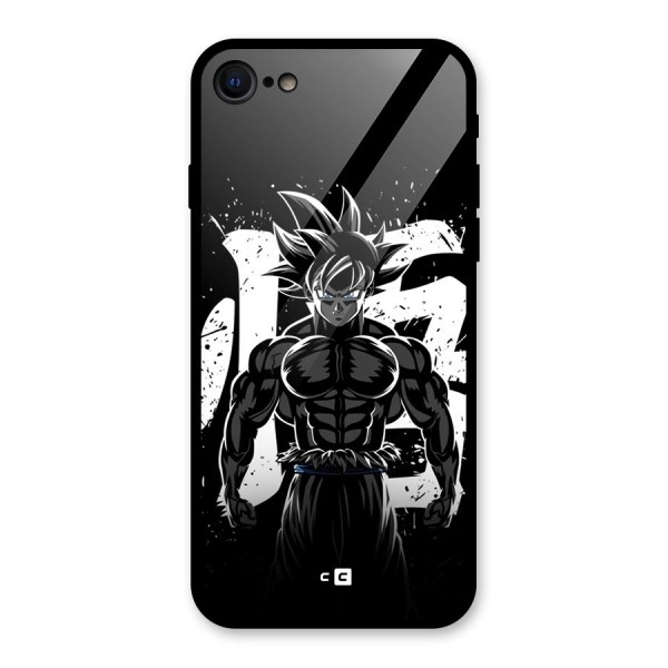 Goku Unleashed Power Glass Back Case for iPhone SE 2020