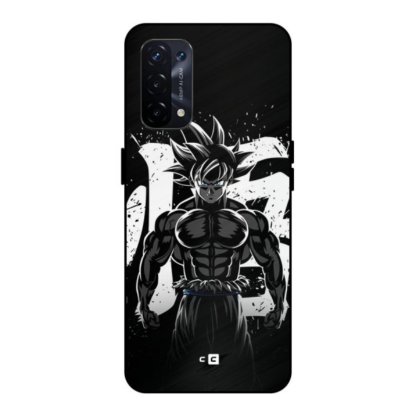 Goku Unleashed Power Metal Back Case for Oppo A74 5G