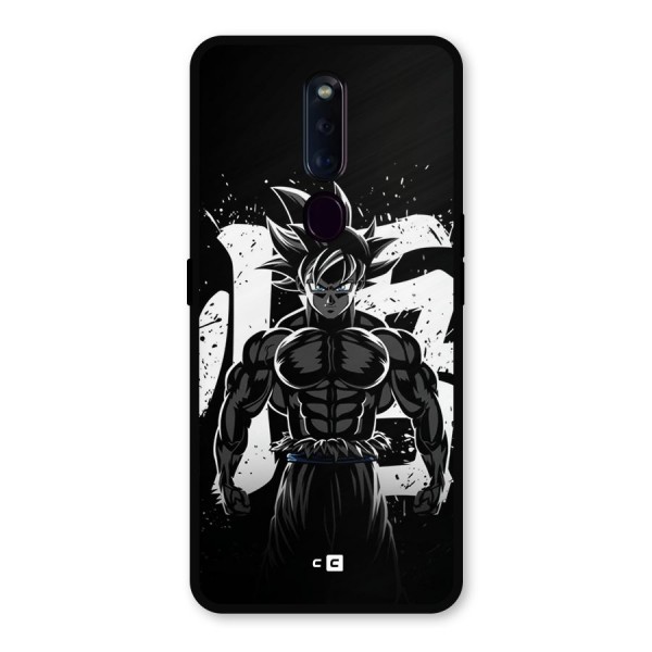 Goku Unleashed Power Metal Back Case for Oppo F11 Pro