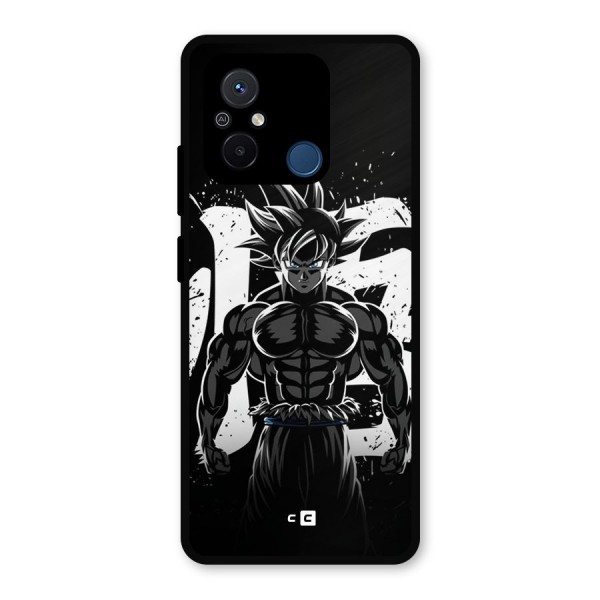 Goku Unleashed Power Metal Back Case for Poco C55