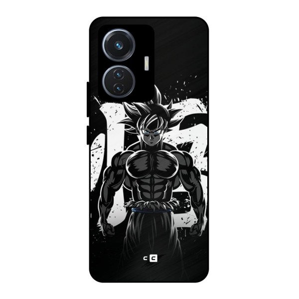 Goku Unleashed Power Metal Back Case for Vivo T1 44W