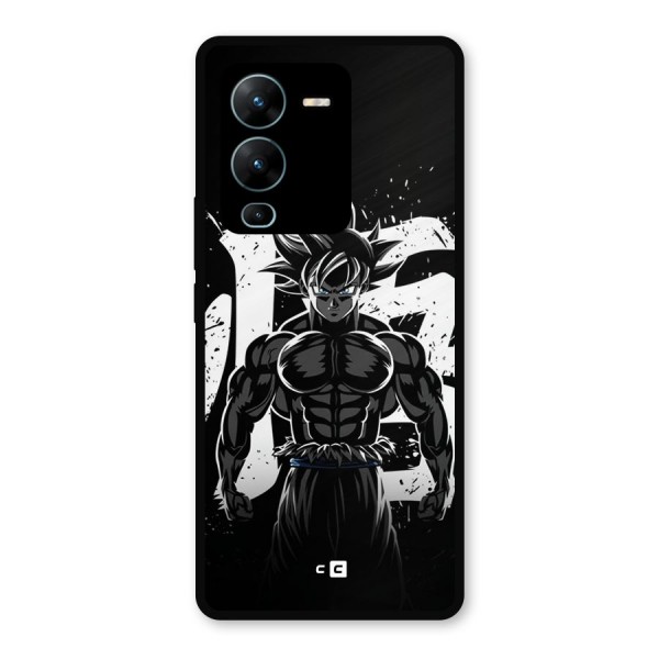 Goku Unleashed Power Metal Back Case for Vivo V25 Pro