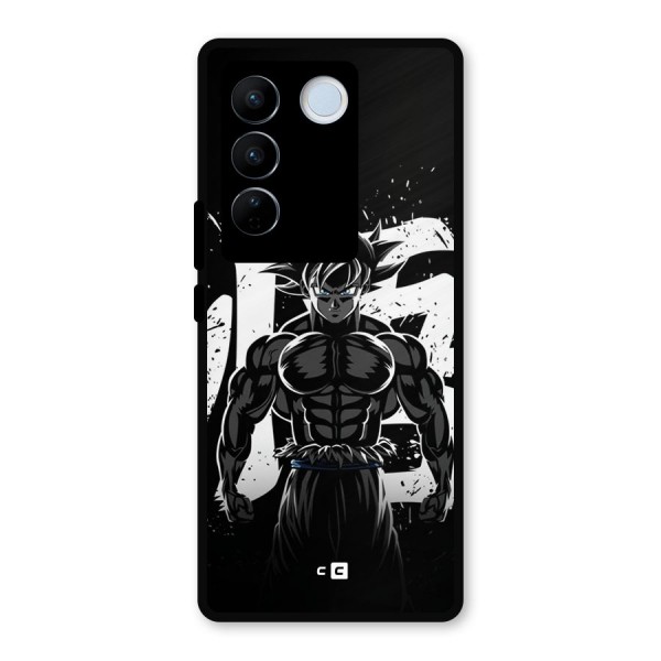 Goku Unleashed Power Metal Back Case for Vivo V27 Pro