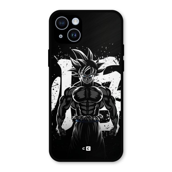 Goku Unleashed Power Metal Back Case for iPhone 14