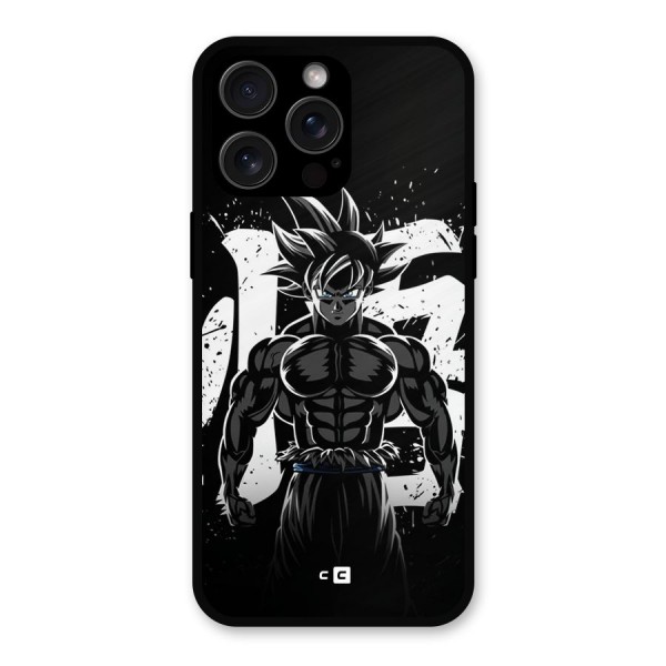 Goku Unleashed Power Metal Back Case for iPhone 15 Pro Max