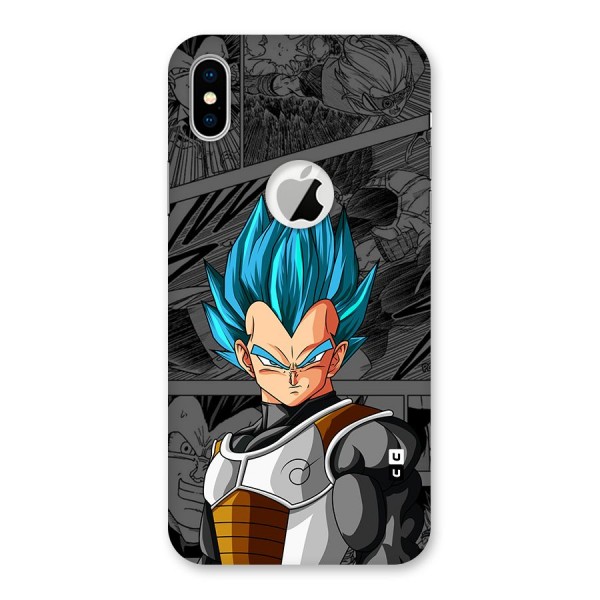 Goku Vegeta Art Back Case for iPhone XS Logo Cut