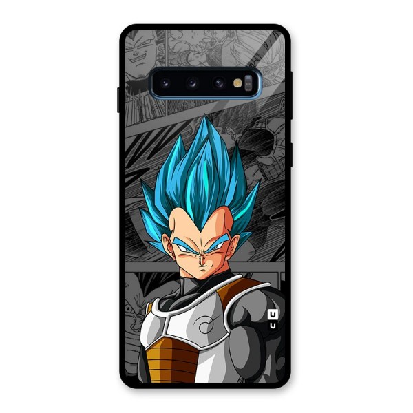 Goku Vegeta Art Glass Back Case for Galaxy S10