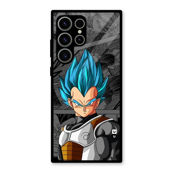 Goku Vegeta Art Glass Back Case for Galaxy S23 Ultra
