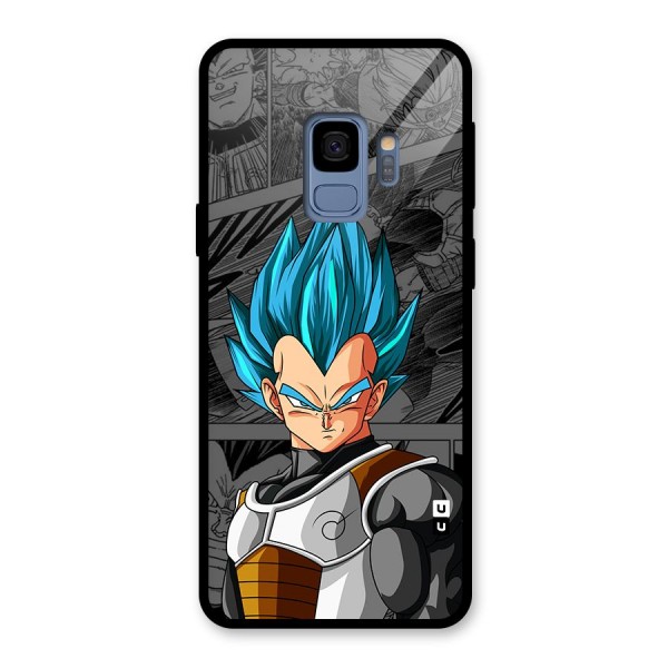 Goku Vegeta Art Glass Back Case for Galaxy S9