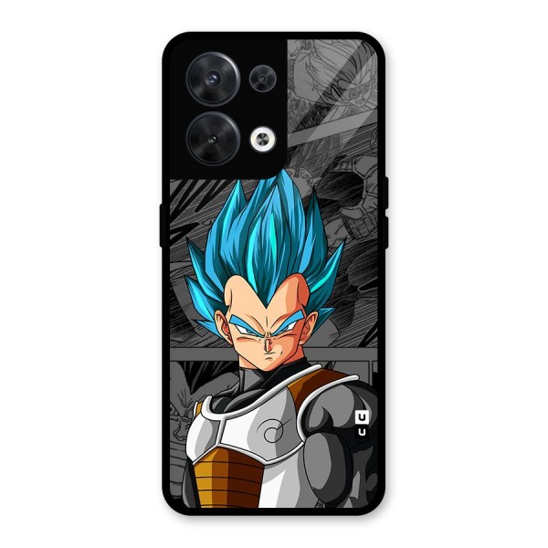 Goku Vegeta Art Glass Back Case for Oppo Reno8 5G