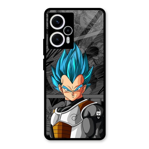 Goku Vegeta Art Glass Back Case for Poco F5