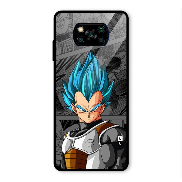 Goku Vegeta Art Glass Back Case for Poco X3 Pro