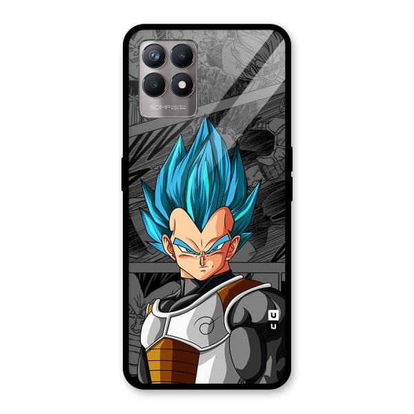 Goku Vegeta Art Glass Back Case for Realme 8i