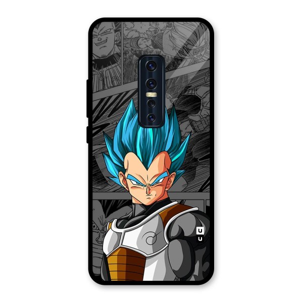 Goku Vegeta Art Glass Back Case for Vivo V17 Pro