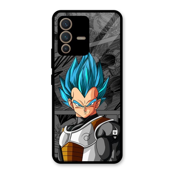 Goku Vegeta Art Glass Back Case for Vivo V23 5G