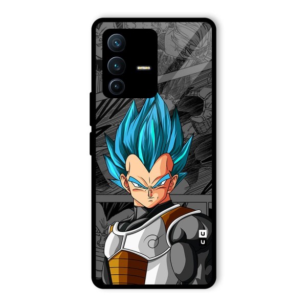 Goku Vegeta Art Glass Back Case for Vivo V23 Pro