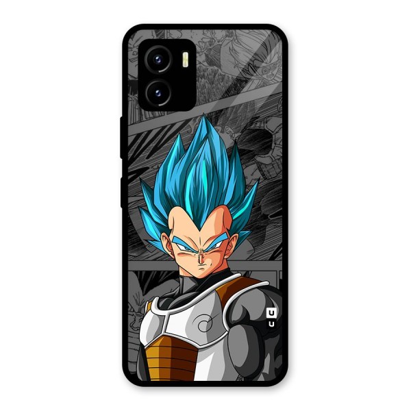 Goku Vegeta Art Glass Back Case for Vivo Y15s