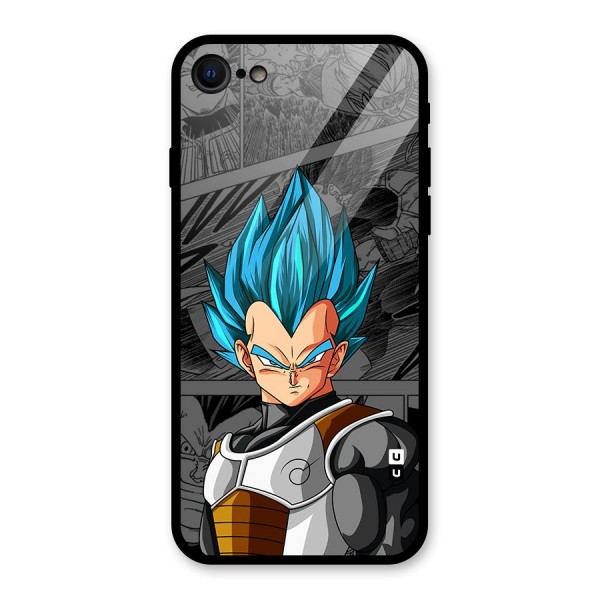 Goku Vegeta Art Glass Back Case for iPhone 8