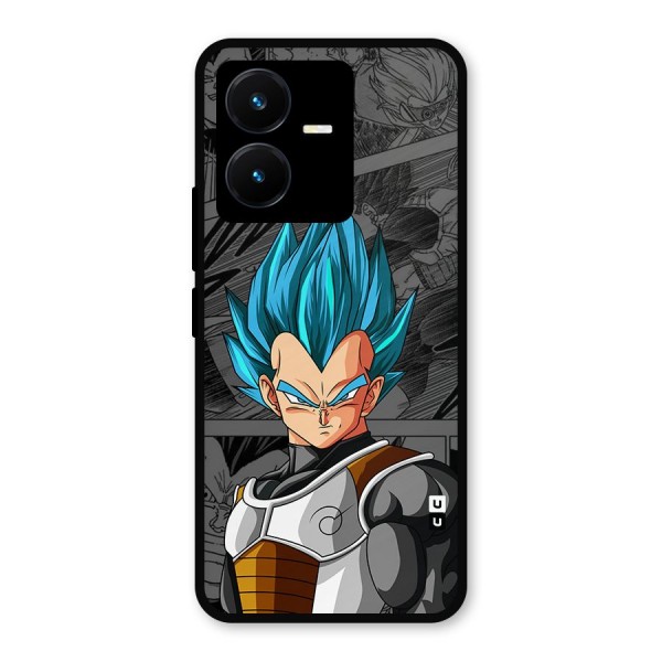 Goku Vegeta Art Metal Back Case for Vivo Y22s