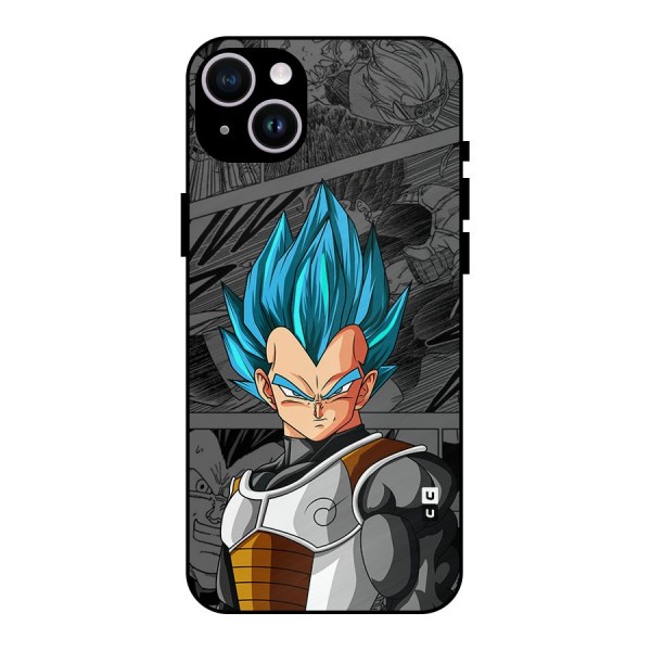 Goku Vegeta Art Metal Back Case for iPhone 14 Plus