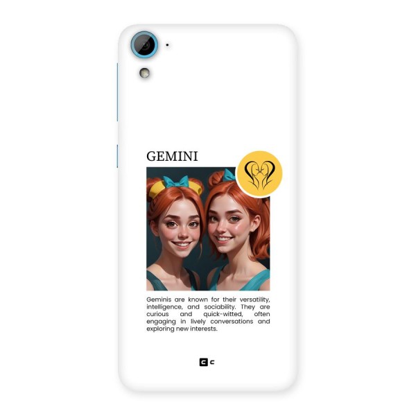 Golden Gemini Back Case for Desire 826