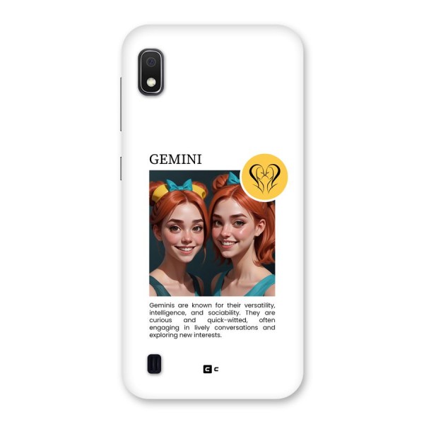 Golden Gemini Back Case for Galaxy A10