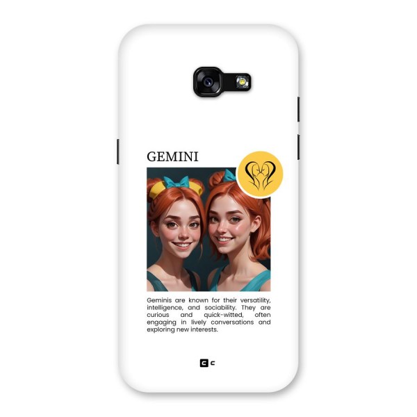 Golden Gemini Back Case for Galaxy A5 2017