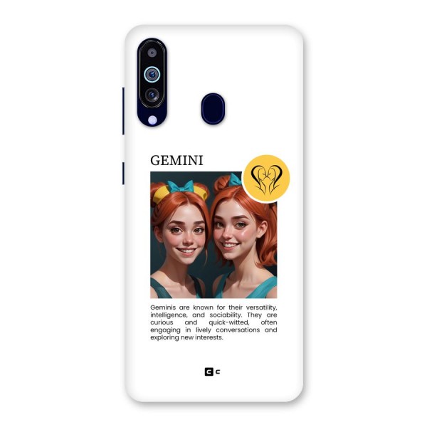 Golden Gemini Back Case for Galaxy A60